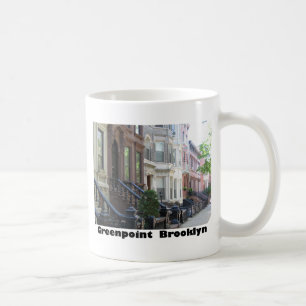 Mug Bâtiments de maison de grès de Greenpoint Brooklyn