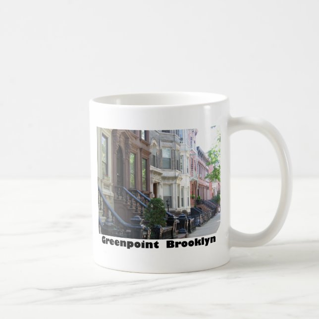 Mug Bâtiments de maison de grès de Greenpoint Brooklyn (Droite)