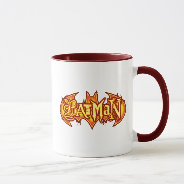 Mug Batman | Logo saisonnier orange (Droite)
