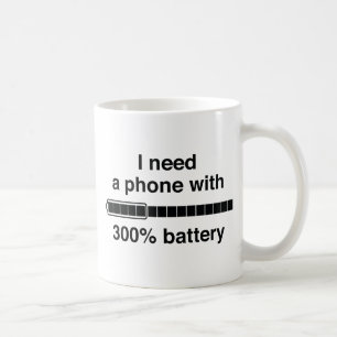 Mug Batterie à 300 %