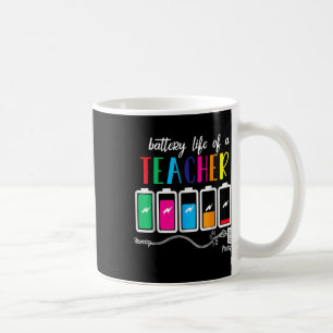 Mug Batterie de la vie un enseignant Thanksgiving Noël