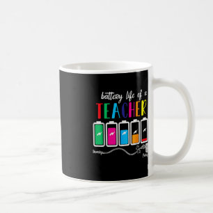 Mug Batterie de la vie un enseignant Thanksgiving Noël