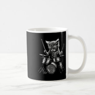 Mug Batterie de tambour de groupe de rock Kitten Chat 