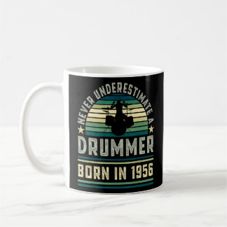Mug Batteur né 1956 70e Anniversaire Drumming