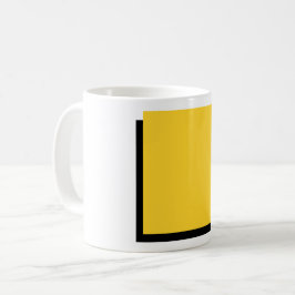 Mug Bauhaus Art Composition Carré jaune