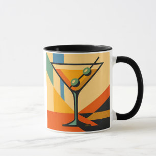 Mug Bauhaus Martini Lever du Soleil Moderne du Milieu