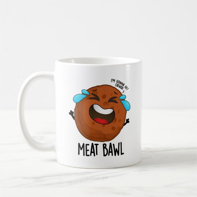 Mug Bawl de viande amusant jeu de boule de viande (Gauche)
