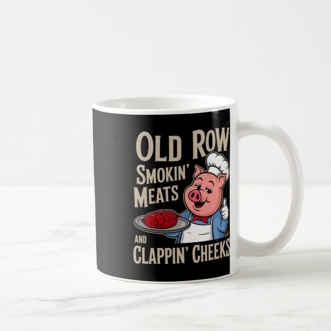 Mug Bbq Old Row Smoking Meats And Clappin Cheeks  (Droite)