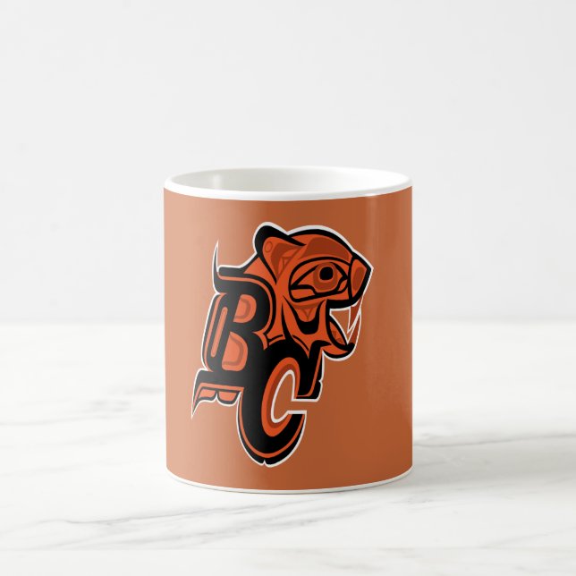 Mug bc lions chemise orange jour bébé couverture (Centre)