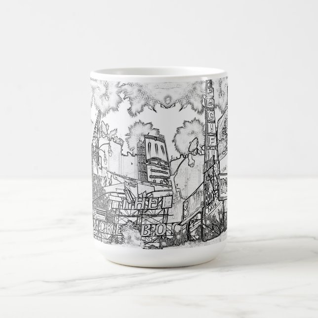 Mug Bd. de coucher du soleil (Centre)