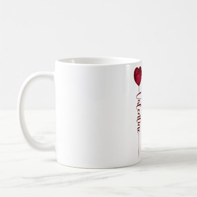 Mug Be My Valentine Lipstick Conception cadeau (Gauche)