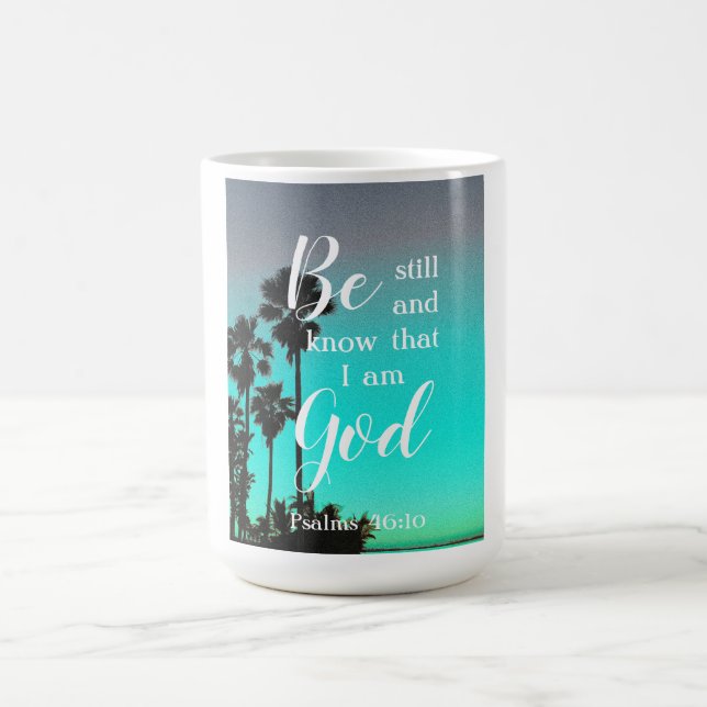 Mug Be Still And Know | Modern Florida Christian Gift (Centre)