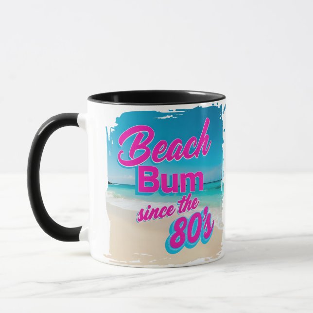 Mug Beach Bum depuis les années 80 (Gauche)
