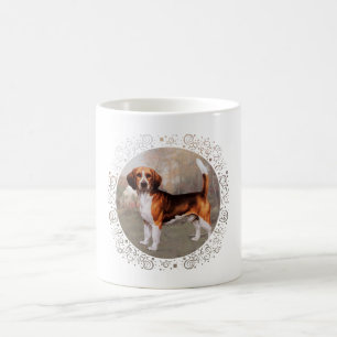 Mug Beagle en cadre champêtre