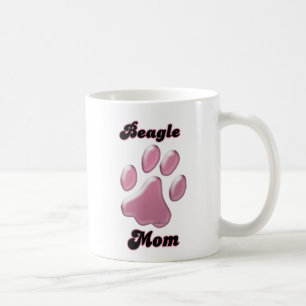 Mug Beagle Maman Pink Pawprint