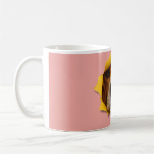 Mug Beagle Piseur Sur Papier