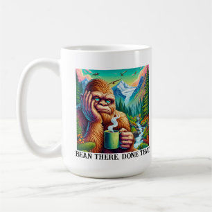 Mug Bean There, Done That - Dessin drôle de Bigfoot