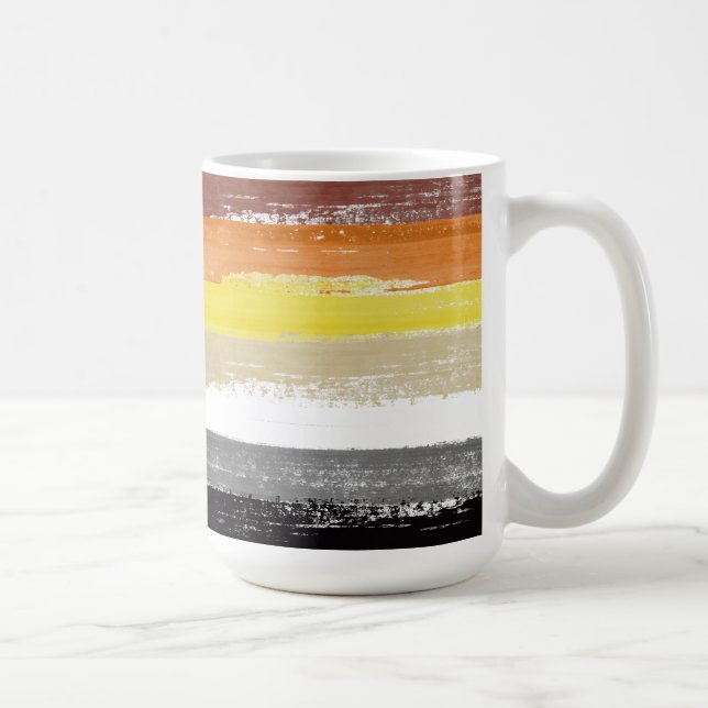Mug Bear Pride Paint Stripes (Droite)