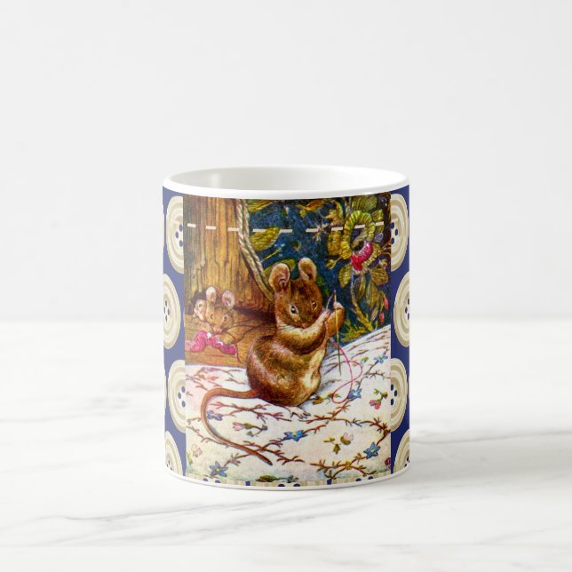 Mug Beatrix potier souris mignon couture vintage (Centre)