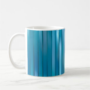Mug Beau arrière - plan vertical abstrait bleu avec l