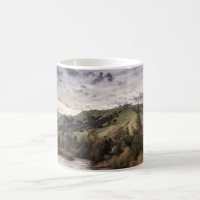 Mug Beau Art de la rivière Américaine (Centre)