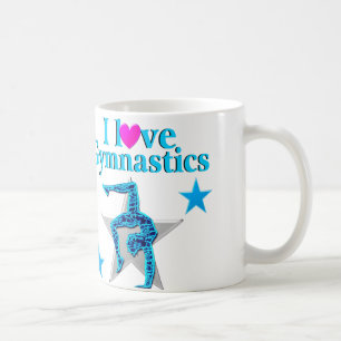 MUG BEAU BLEU J'AIME LA GYMNASTIQUE