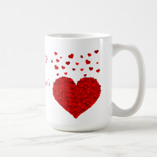 Mug Beau coeur rouge Saint Valentin