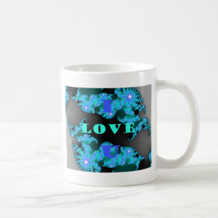 Mug Beau coloré amour univers vectoriel art