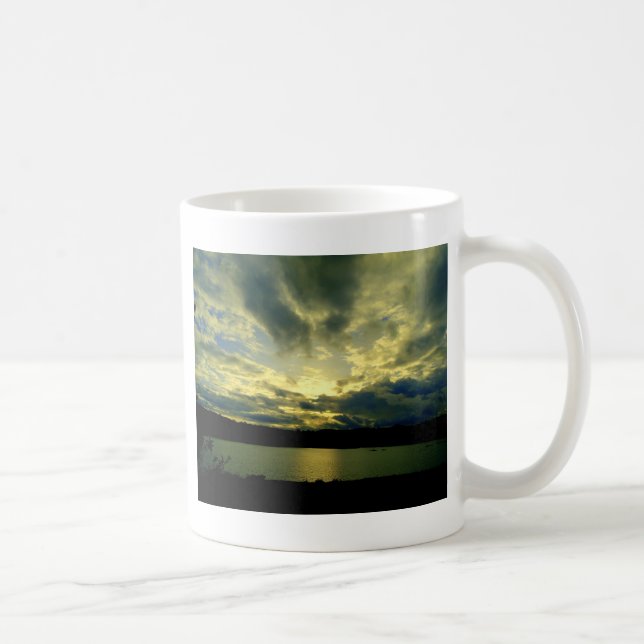 Mug Beau coucher de soleil paysage Pittoresque Art pho (Droite)