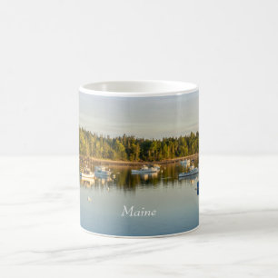 Mug Beau coucher de soleil sur la côte du Maine