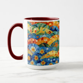 Mug Beau design Abstrait sans couture Motif