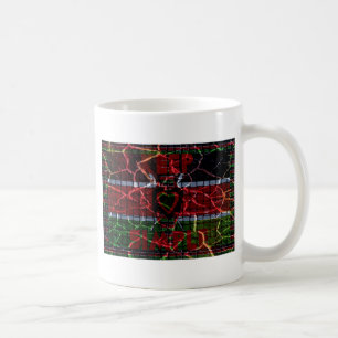 Mug Beau drapeau national contemporain kényan Edgy