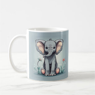 Mug Beau éléphant assis