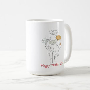Mug Beau enveloppement de la fête des mères