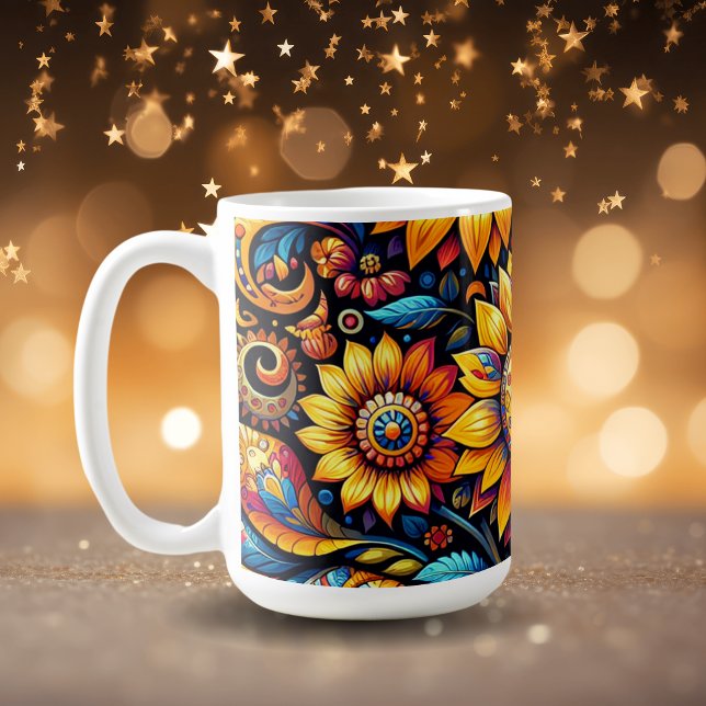 Mug Beau Hyperréaliste Sunflower Art (Créateur téléchargé)