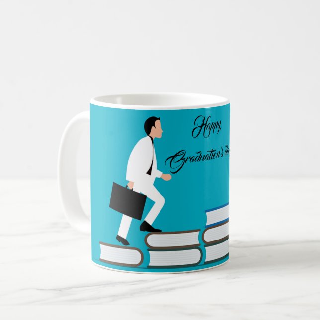 Mug Beau Joyeux Joyeux jour de Graduations (Devant gauche)