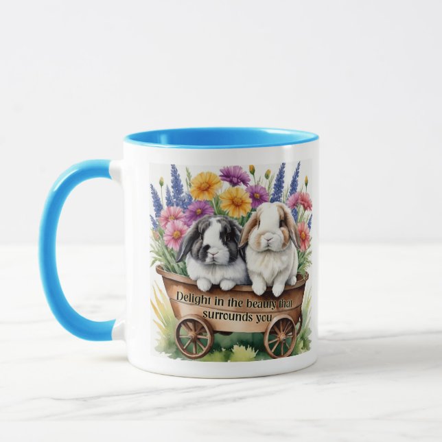 Mug Beau Lapin Lapin Lop Joli lapin (Gauche)