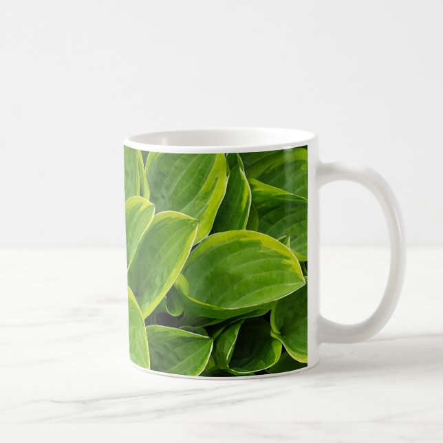 Mug Beau plante hosta vert (Droite)