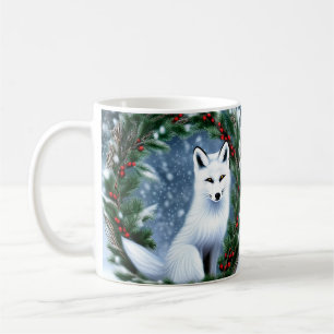 Mug Beau renard de Noël
