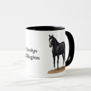 Mug Beau Stallion Cheval du Quartier Noir