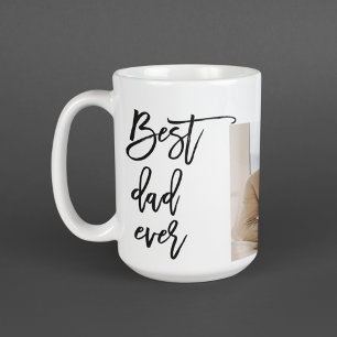 Mug Beauté Collage photo Meilleur papa Jamais Cadeau