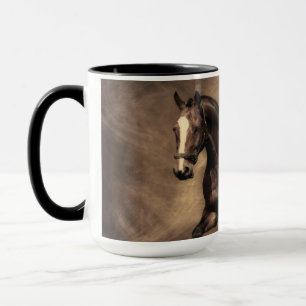 Mug Beautiful horse throw pillow
