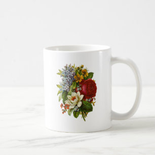 Mug Beautiful Romantic Summer Bouquet with Red Rose