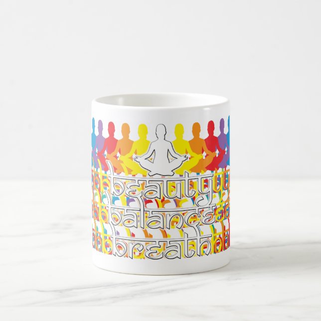 Mug Beauty Balance Respiration Rainbow Intentions (Centre)