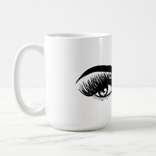 Mug Beaux yeux Lash Extension Longues cils Femme