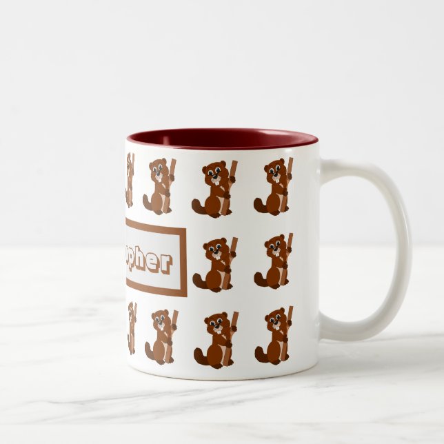 Mug Beaver Design (Droit)