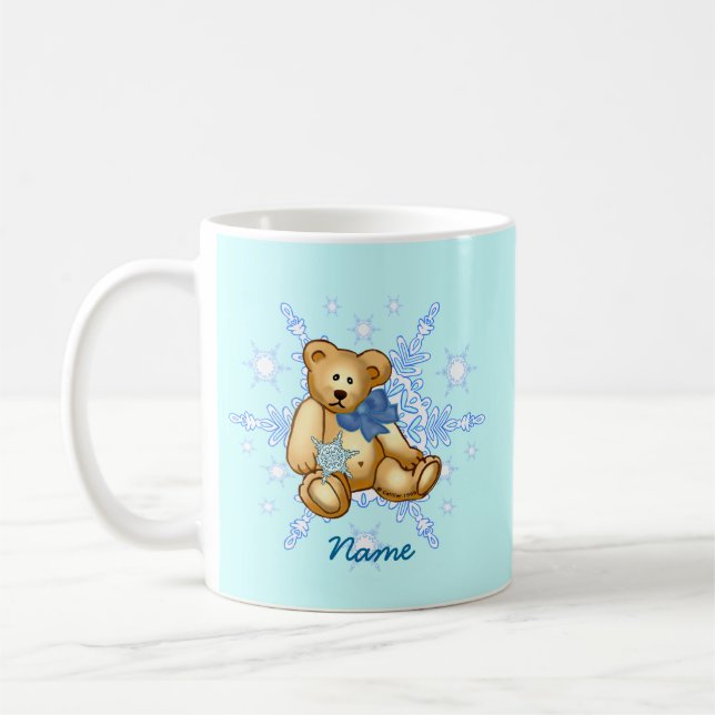 Mug Bébé bleu ours (Gauche)