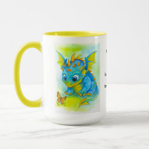 Mug Bébé Dragon Curieux