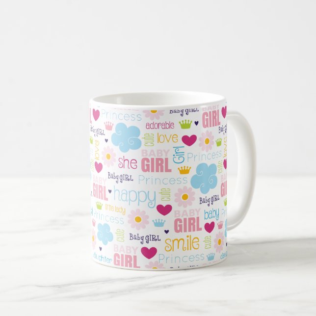 Mug Bébé fille (Devant droit)