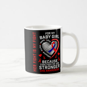 Mug Bébé Fille de sensibilisation à la cardiopathie Ma